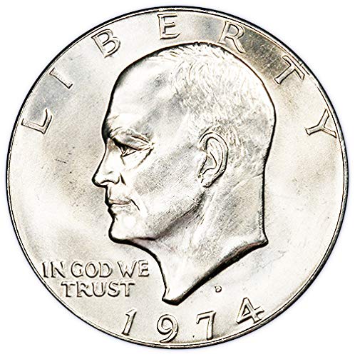 1974 D BU Eisenhower Doları Seçimi Dolaşımsız ABD Darphanesi