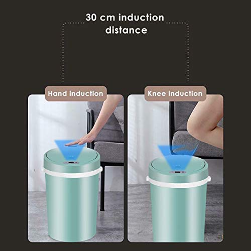 ZHAOLEI 16L Otomatik Akıllı Sensör Akıllı çöp tenekesi Akıllı çöp kutusu sensörlü çöp kovası plastik ev kuru ve ıslak çöp