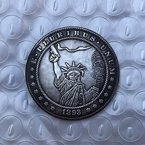 1893 hobo Kartal Sikke Gümüş Kaplama hatıra parası Cryptocurrency Kopya Para hobo Nikel Sikke Amerikan Morgan Sikke Dekorasyon