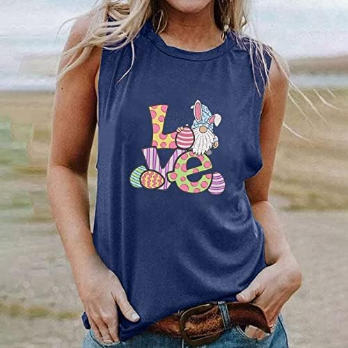 Mektup Baskı Gömlek Kadınlar için Yaz Aşk Grafik Baskı T-Shirt Crewneck Casual Kolsuz Tees En