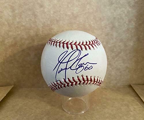 Manny Corpas Rockies / chicago Cubs, Coa İmzalı Beyzbol Topları ile İmzalı ML Beyzbol İmzaladı