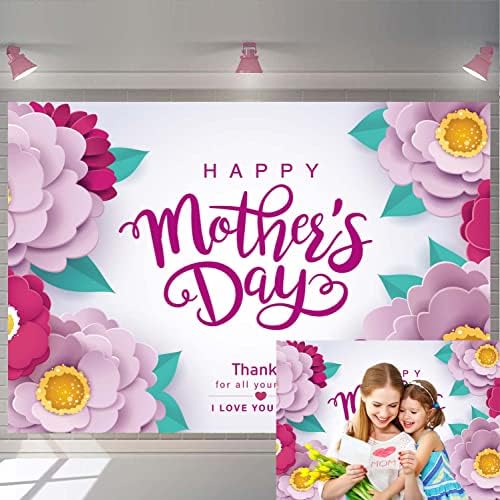 Mutlu anneler Günü Zemin Mor Çiçek anneler Günü Zemin Fotoğrafçılık için anneler Günü Partisi Süslemeleri Kadınlar Kraliçe'nin
