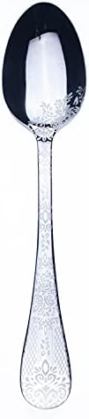 Mepra AZB1026CB1110 Kazablanka Servis Kaşığı, [24'lü Paket], 25 cm, Paslanmaz Çelik Kaplama, Bulaşık Makinesinde Yıkanabilir