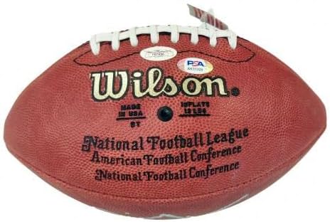 Jimmy Johnson İmzalı Resmi Deri Futbol İmzalı Kovboylar PSA / DNA AK31328 - İmzalı Futbol Topları