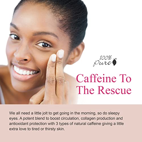 %100 SAF Kahve Çekirdeği Kafein Göz Kremi Göz Altı Tedavisini Yenileyin ve Nemlendirin Yeşil Çay, Kuşburnu, E Vitamini ile