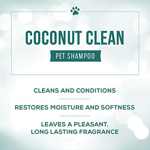 Doğanın Spesiyaliteleri Evcil Hayvanlar için Hindistan Cevizi Temiz Ultra Köpek Bakım Şampuanı Konsantresi, 16 Galona kadar,