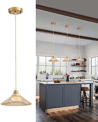 Mutfak adası için Glod kolye ışık fikstürü, Yemek odası için Modern asılı lamba, yatak odası koridor Bar dükkanı için cam